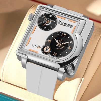 DoubleRun Analog Watch  - For Men
