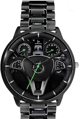 NAYABE Car Steering Wheel Analog Watch for Men, NAYABE Classic Car-Inspired Watch, Modern Men's Car Dashboard-Inspired Analog Watch  - For Men