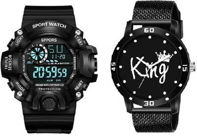 VISER Analog-Digital Watch  - For Couple