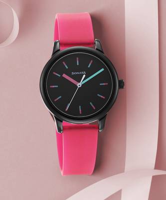 Sonata girl store hand watch