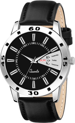 Trex 05 Trending Day & Date Series Leather Belt Watch For Men Analog Watch  - For Boys