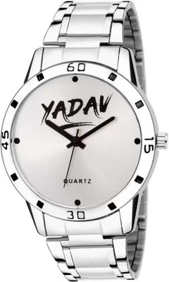 Tarido SILVER CHAIN WATCH yadav watch steel chain for men Analog Watch  - For Men