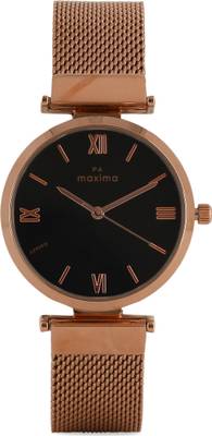 Maxima rose gold watches top
