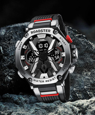 Roadster Waterproof Multi-Functional Wrist Watch Analog-Digital Watch  - For Men
