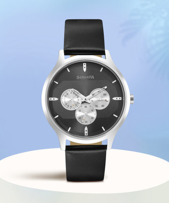 SONATA 7140SL04 IAF Gents Analog Watch  - For Men