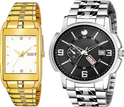 Caihong Golden-White-SLV-12 Analog Watch  - For Men