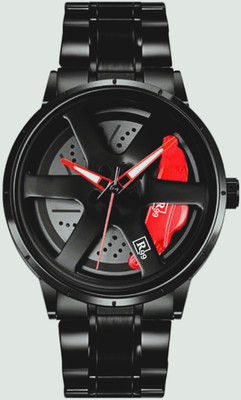 Ipd Rotation Wheel For Men Watch 3D Rotating Spinning Watch Quartz Men Rim Car Wheel Watches Analog Watch  - For Men