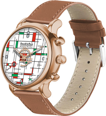 DoubleRun Analog Watch  - For Men