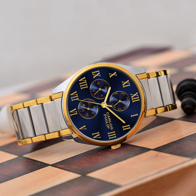 Carlos Philip Element RSG 17 BLUE IGP TT Element Analog Watch  - For Men