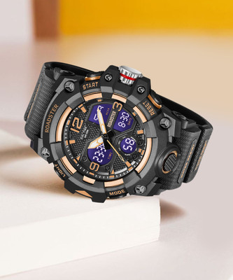 Roadster Roadster Model 8008 Tactical Sports Watch Tactical Sports Boys Analog-Digital Watch  - For Men