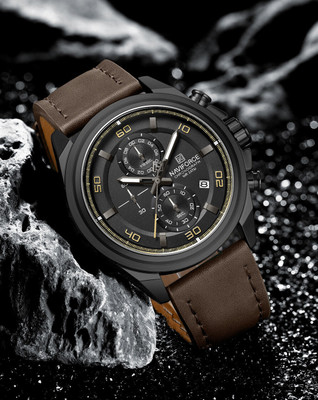 NAVIFORCE NF8075 NF8075BBDBN Analog Watch  - For Men