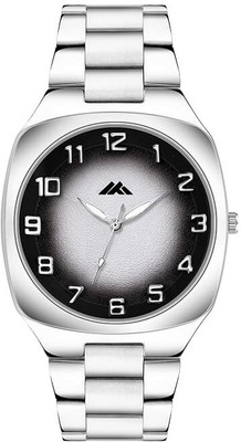 NMV ENTERPRISE Men's Silver Stainless Steel, Quartz Analogue Display Watch for Men and Boys MT413 Analog Watch  - For Men