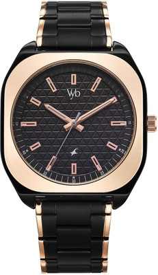 Fastrack Fastrack Vyb 6.0 Aviator Quartz Black Shaped Dial Men's Watch Analog Watch  - For Men