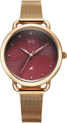 Fastrack Fastrack Vyb Classiqué Fastrack Vyb 6.0 Classiqué Quartz Burgundy Round Dial Women's Watch / Analog Watch  - For Boys & Girls