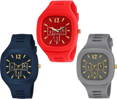 Timefit Miller Analog Watch Pack Of 3 Combo Pack Of 3 Miller Analog Watches For Boys Analog Watch  - For Men & Women