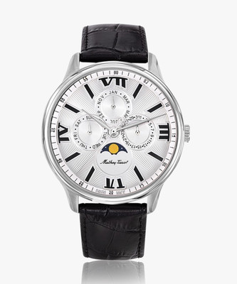 Mathey-Tissot H1886RAI Multifunction Swiss Made Silver Dial Analog Watch  - For Men
