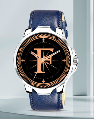 FEMIO Alpha Heritage Collection F Blue Strap Watch for Man & Boys Analog Watch  - For Men