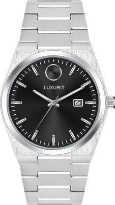 luxurit Moon Series Stainless Steel Analog Watch  - For Men