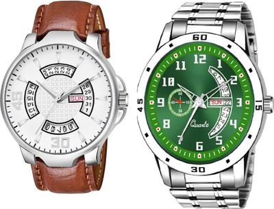 Caihong BRN-22-AND-SLV-6 Analog Watch  - For Men