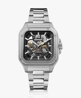 Ingersoll I14501 Automatic Black Skeleton Dial With Lifetime Warranty Analog Watch  - For Men