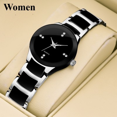 Daniel Jubile girls watch for women watches girls stylish ladies watches Silver Black Color Analog Watch  - For Girls