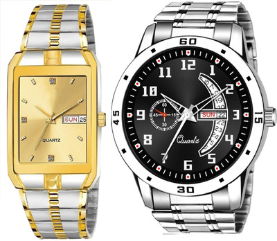 Caihong TT-Gold-SLV-1 Analog Watch  - For Men