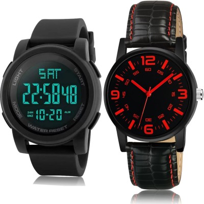 TIMOXIDE DG62-B695 Analog-Digital Watch  - For Men