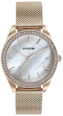 Poze Poze Womens Stainless Steel watch Women's Party Wear Watch Analog Watch  - For Women