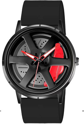RealBuff Gyro Wheel Car Wheel Analog Watch  - For Men