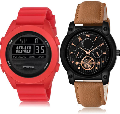 TIMETRANSELEVATE DG84-BA164 Analog-Digital Watch  - For Men