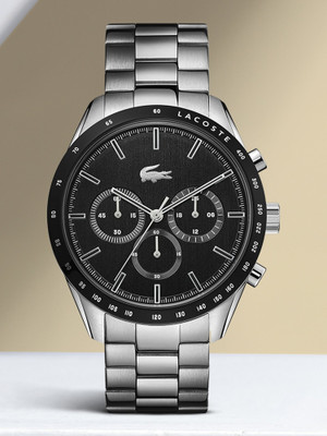 LACOSTE BOSTON Chronograph Black Round Dial Men's Watch- 2011079 BOSTON Analog Watch  - For Men