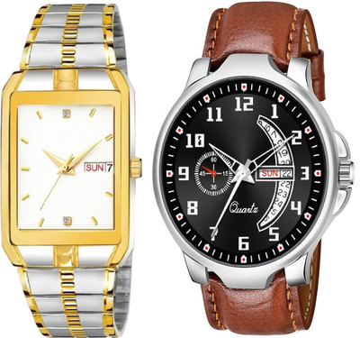 Caihong TT-White-BRN-1 Analog Watch  - For Men