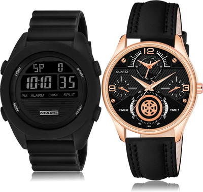 TIMETRANSELEVATE DG81-BA152 Analog-Digital Watch  - For Men