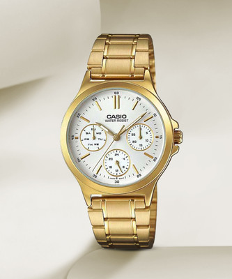 CASIO LTP-V300G-7AUDF Enticer Ladies Analog Watch  - For Women