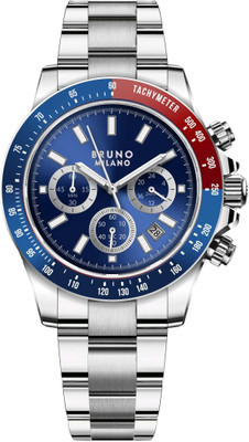 Bruno Milano Blue Red Chronograph watch for men Analog Watch  - For Men