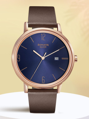 SONATA NP7131WL03 Sleek 3 Analog Watch  - For Men