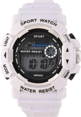 YUKAX Silicone Belt Strong Built Quality Semi Water & Shock Resistance Digital Watch Digital Watch  - For Men