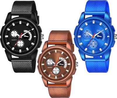 casera commbo-2 Stylish Designers Multi Color Combo Watch Analog Watch  - For Boys