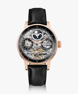 Ingersoll I07705 Mechanical Automatic Watch Black Dial With Lifetime Warranty Analog Watch  - For Men