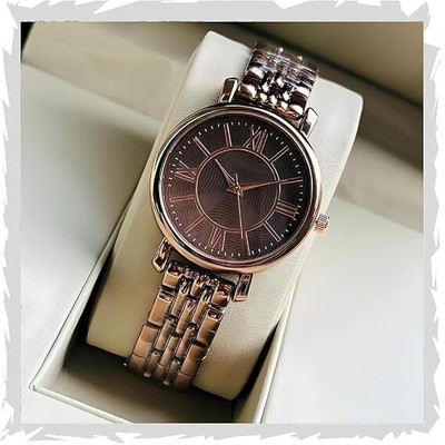 Timorix Stylish Brown Analog Women’s Watch with Premium quality Brown Dial Stainless Steel Strap Analog Watch  - For Women
