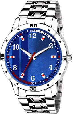 SHURAI PU_1003_BLUE WITH AVENGERS_MENS New High quality chain belt Analog Watch  - For Men