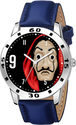 Talgo MONEYHEIST-AVO-SIL-BLU-L Best Quality Glamorous Boys Analog Watch  - For Men