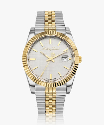 Mathey-Tissot H810BI Swiss Made Quartz Silver Dial Analog Watch  - For Men