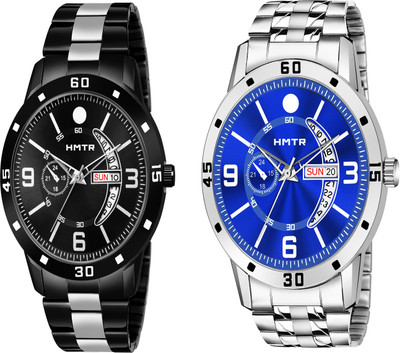 HMTr HMTr-7106-BLK,7090-BLUE DAY AND DATE WORKING Analog Watch  - For Men