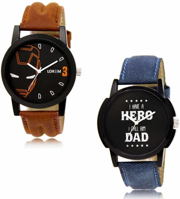 LOREM OE-LR04-LR07 Analog Watch  - For Men