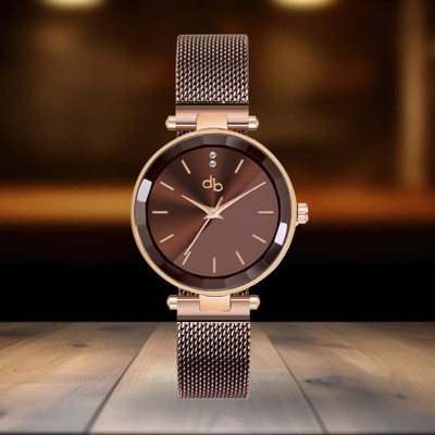Dressberry DB-009-Brown Stylish Analog Watch  - For Women