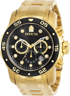 INVICTA 0072 Pro Diver - Scuba Quartz Black Dial Analog Watch  - For Men