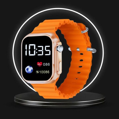 FADISO Stylish Silicon Sports Collection Orange ULTRA Date & Time Display Dial Digital Watch  - For Boys & Girls