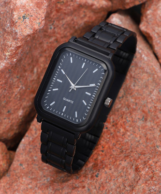 French Accent The Noir Rectangular Watch Analog Watch  - For Men