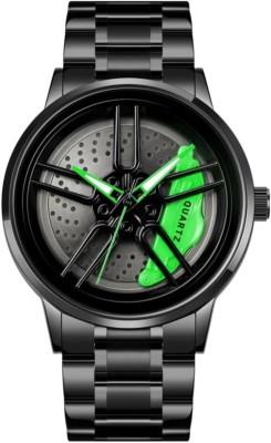 kriss collection Alloy wheel green Alloy wheel watch Analog Watch  - For Men